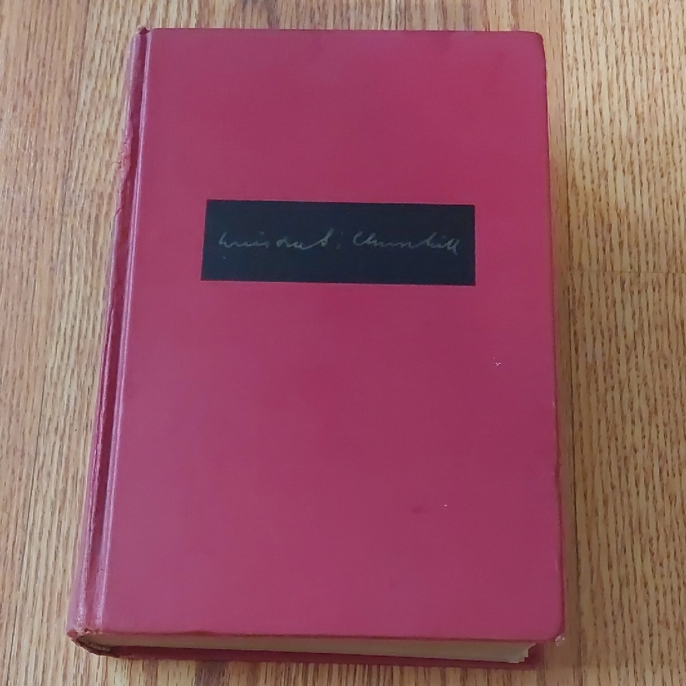 Vintage Book About WWII By Churchill